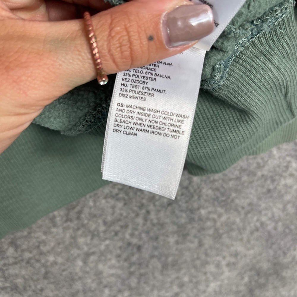 The North Face Graphic Pullover Hoodie Mens Lg Green Terry Grizzly Bear Mountain - Picture 14 of 16